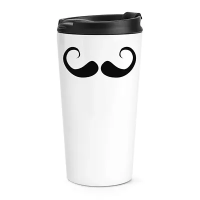 Imperial Moustache Travel Mug Cup Mens Hipster Beard Funny Thermal Tumbler • $44.18