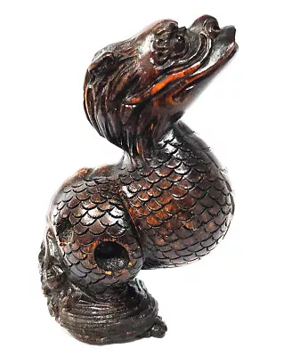 £29.99 • Buy M8105 - 20 Years Old 2  Hand Carved Ebony Ironwood Netsuke Figurine -Baby Dragon