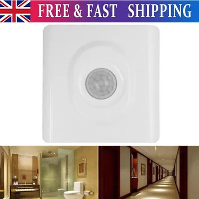 PIR Infrared Motion Sensor Detector Wall Light Switch Automatic ON/OFF Home New • £6.45