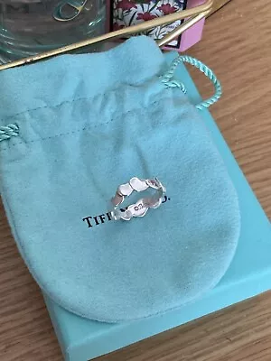 £150 • Buy Genuine Tiffany & Co Paloma Picasso Heart Sterling Silver  Ting With Box Pouch