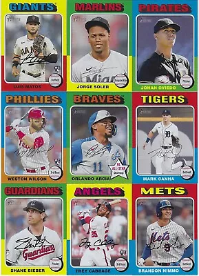 2024 Topps Heritage Base Singles Card #101-300 - You Pick - Ready To Ship • $1.29
