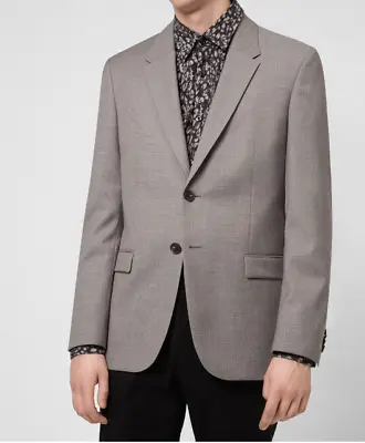 2022 HUGO BOSS Brown James4 / Sharp6 Weave Sport Coat Suit Blazer 42L Wool • $39.99