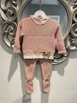 Zip Zap Baby Girl Spanish Knitted Outfit 9months 🎀 • £5