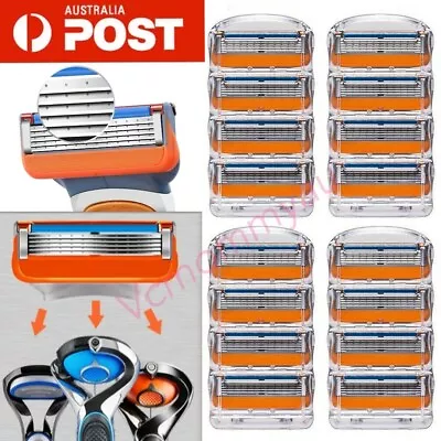 $19.79 • Buy Replacement For Gillette Fusion Razor Shaving 5 Blades Trimmer Refill Cartridges