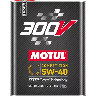 Motul 300V Competition 5W40 2L Fully Synthetic Ester Racing Engine Motor Oil • $40.30