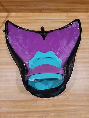 FINIS Mermaid Swim Fin Purple Teal Youth With Adjustable Strap And Case • $23.99