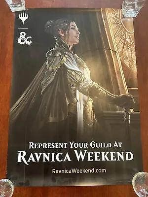 MTG Ravnica Weekend 20  X 29  Promo Poster 2018 Represent Your Guild Teysa Magic • $12.99