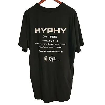 Vintage Hyphy Promo The Federation E-40 Mac Dre Thizz Rap Tee T Shirt 2XL Az • $240