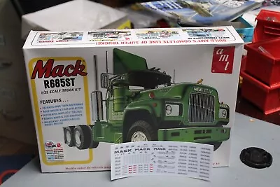 AMT 1039 Mack R-685 ST Custom Decal Sheet SEALED KIT 1/25th Scale • $44.99