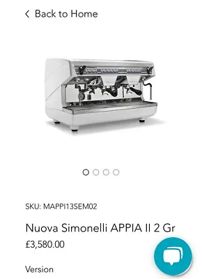 Simonelli  Nuova 2 Group Commercial Coffee Machine • £1450