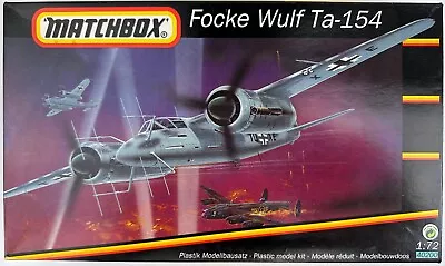 Focke Wulf Ta-157 1:72 Matchbox 40200 Skill 3 Complete Model Kit Open Box • $17.97