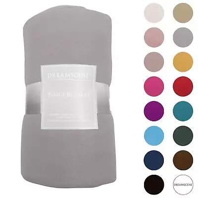 £10.99 • Buy Dreamscene Polar Fleece Throw Bed Soft Blanket Large Warm Thermal Sofa Bedspread