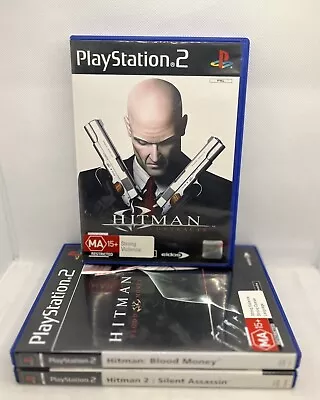 Hitman Game Bundle X 3 - Blood Money Contracts Silent Assassin Free Postage • $24.95