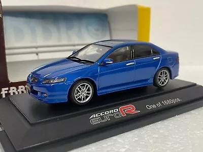 1:43 EBBRO 440 Honda Accord Euro R CL7 Acura TSX Blue Diecast Scale Model Car • $125