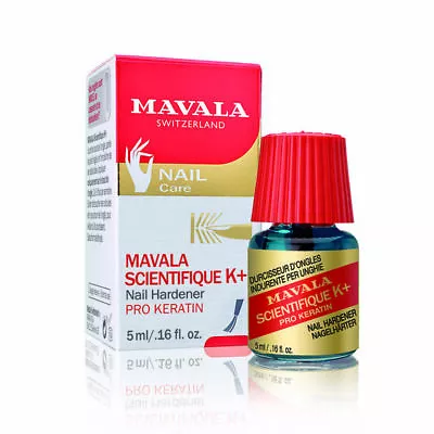 MAVALA Scientifique K+ Nail Hardener / Strengthener 5ml **FREE POSTAGE** • £13.95