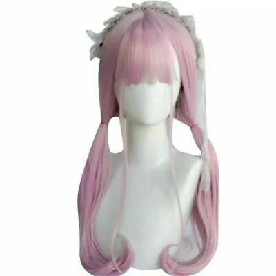 Halloween Long Curly Lolita Cute Japan Cosplay Wig Ombre Heat Resistant Bangs • £19.19