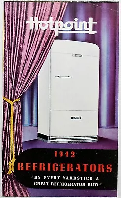 Vintage 1940s Hotpoint Refrigerator Sales Brochure • $9.99