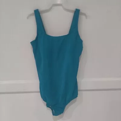 Lands' End Women's Scoop Neck Soft Cup Tugless One Piece $70 Size 16 Tall 9B044 • $33.99