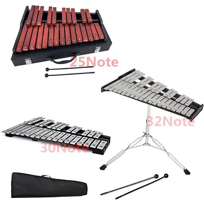 Professional 25/30/32 Note Glockenspiel Xylophone Percussion Kit For Beginner • $105