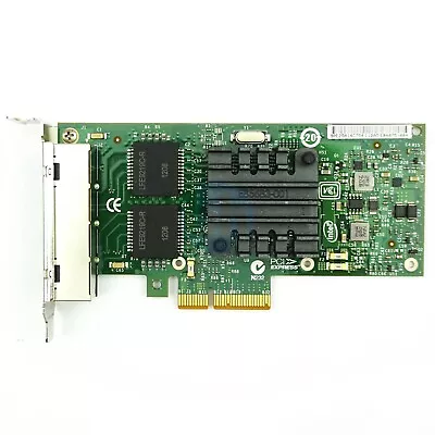 Intel I340-T4 Quad Port RJ45 - 1Gbps Low Profile PCIe-x4 NIC • £34