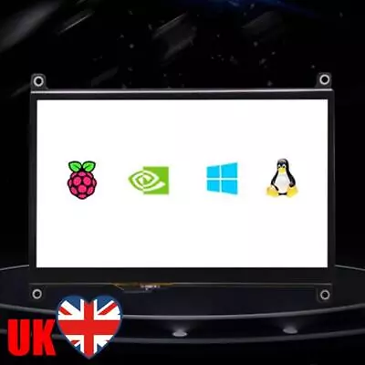7 Inch IPS Touch Screen LCD Display 1024×600 Resolution Useful For Raspberry Pi • £41.99