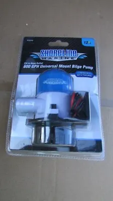 Submersible Bilge Water Pump 600 GPH 12V Electric Shoreline Marine  W-28 • $20.58