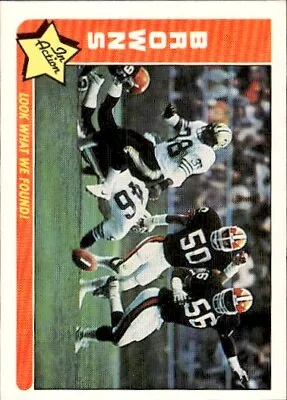 1985 Fleer Team Action #15 Look What We Found! Cleveland Browns • $1.76