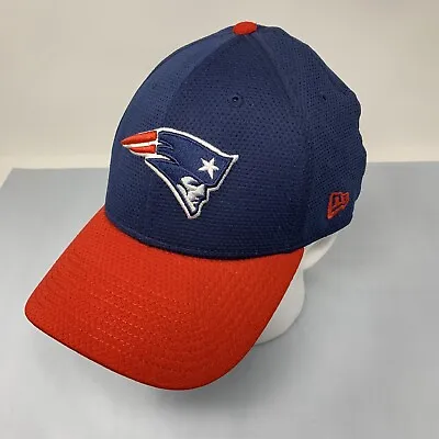 New England Patriots New Era 9Forty Adjustable Hook And Loop Hat Cap NFL Navy • $11.97