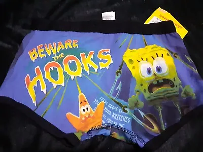 Spongebob Squarepants Hooks  Patrick Mens Small Size Boxers Trunks Bnwt • £5