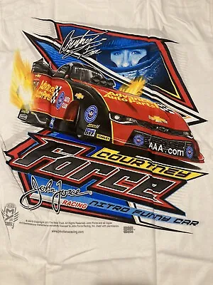 Nhra Drag Racing Vintage Nitro Driver C. Force T Shirt  Size Medium • $15.99