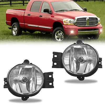 Fog Lights Lamps For 2002-2008 Dodge Ram 1500 03-09 Ram 2500 3500 04-06 Durango • $26.79