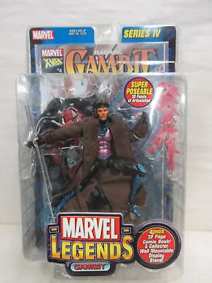 ToyBiz Marvel Legends Gambit Series IV Action Figure With Comic UNOPENED SEALED • $28.95