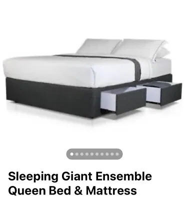 $650 • Buy Sleeping Giant Queen Bed Ensemble - Base & Mattress
