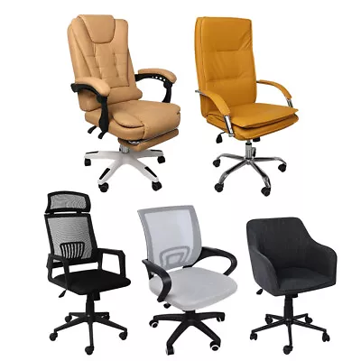 Levede Office Chair Gaming Chairs Computer Recliner Mesh Racing PU Executive • $69.99