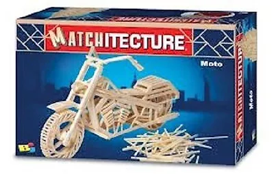 £25.95 • Buy Matchitecture Moto Motorcyle Matchstick Model Craft Kit Motorbike NEW