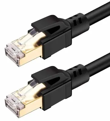 $8.95 • Buy New Ethernet Internet Cable CAT 8 7 6A High Speed LAN Patch Cord 1m-3m AU Seller