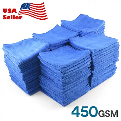 Microfiber Cleaning Cloth Towel Rag Car Polishing No Scratch Auto Detailing • $47.99