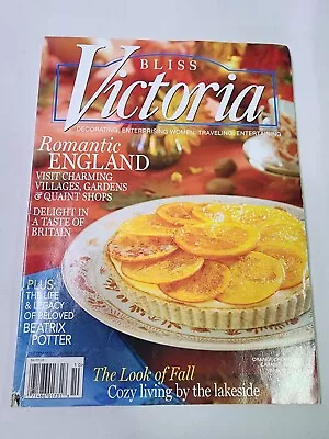 Bliss Victoria Magazine September/October 2010 Romantic England • $8.25