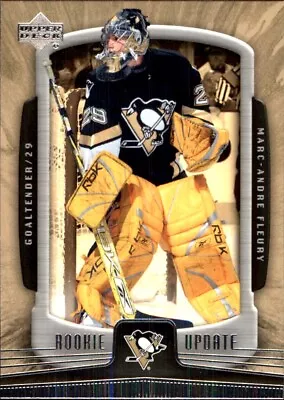 Marc-Andre Fleury PITTSBURGH PENGUINS 2005-06 Upper Deck Rookie Update #80 • $1.89