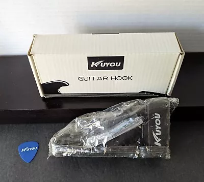 NIB: Black Wall Mount Kuyou Guitar Basses Violin Hook Pick & Hanging Hardware  • $7.95