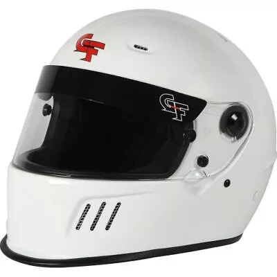 G-Force 13010XXLWH Race Driving Helmet Rift Full Gloss White 2X-Large NEW • $249
