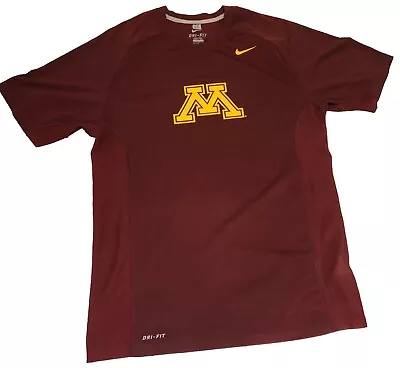 Nike Minnesota Golden Gophers T-shirt  Men’s Size Large Maroon Red • $13
