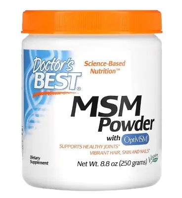 Doctor's Best - Msm Powder W/ Optimsm - 250 G - Expiry: 2026 • £14.80