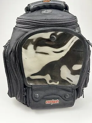 Cortech Motorcycle Tank Bag 18L Magnetic Mount Backpack Raincover Riding VIDEO • $44.99