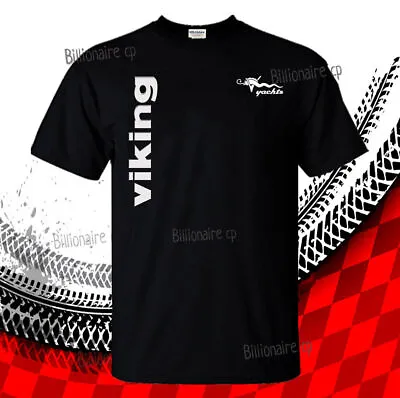 Shirt Viking Yachts Boats Microfiber Logo Sport Car T-shirt Men's All Size • $20.99