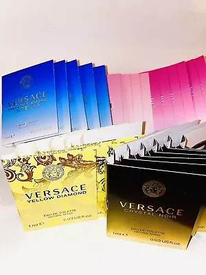 VERSACE WOMENS FRAGRANCE SAMPLES YELLOW DIAMOND -NOIR CHOICE  DISCOVERY Sample • $3.95