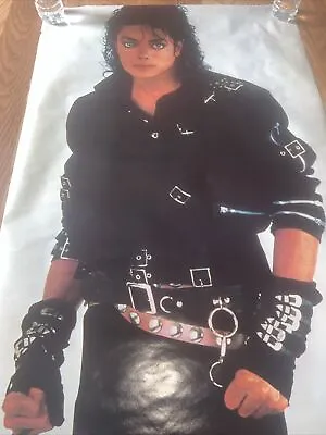 MICHAEL JACKSON – Rare Original 1987 Promo Poster By Sam Emerson Vintage 80s Pop • $199