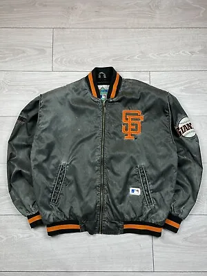 Vintage Starter San Francisco Giants Faded Bomber Jacket • $200