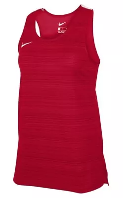 £5.60 • Buy Nike Dri-FIT Miler Running Vest Singlet Red Gym Top UK 8 Tank Tee (RRP£34) New