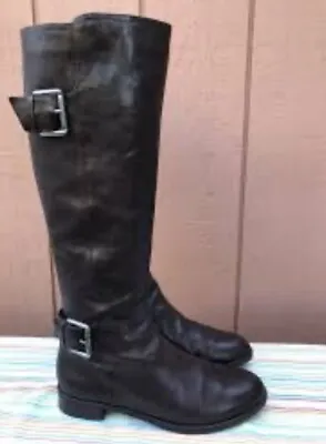 Via Spiga Luxury Made  In Italy Black Boots . Mint Condition  US 10.5/ Eu 41 • $110